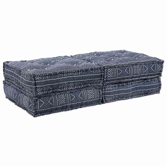 Kissen 2 pcs Blau 70 x 70 x 36 cm Polyester