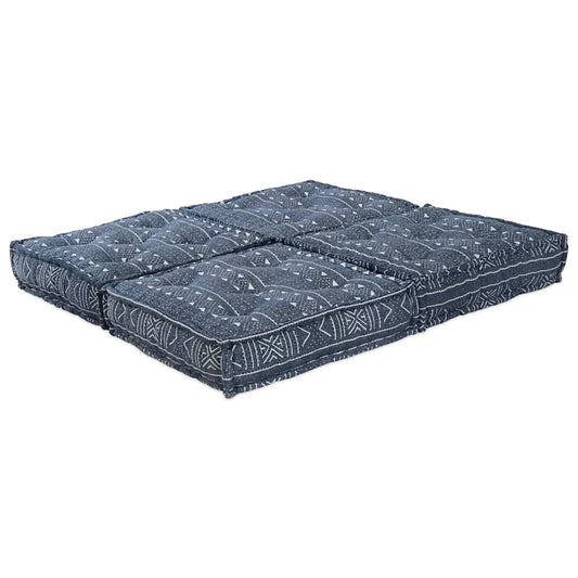 Kissen 2 pcs Blau 70 x 70 x 36 cm Polyester