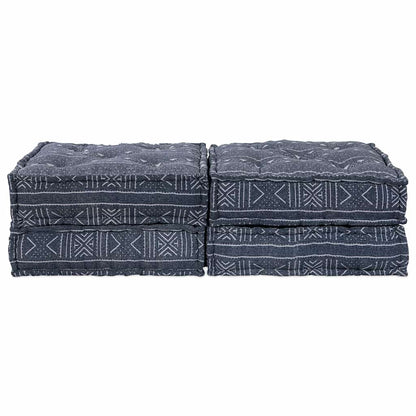 Kissen 2 pcs Blau 70 x 70 x 36 cm Polyester