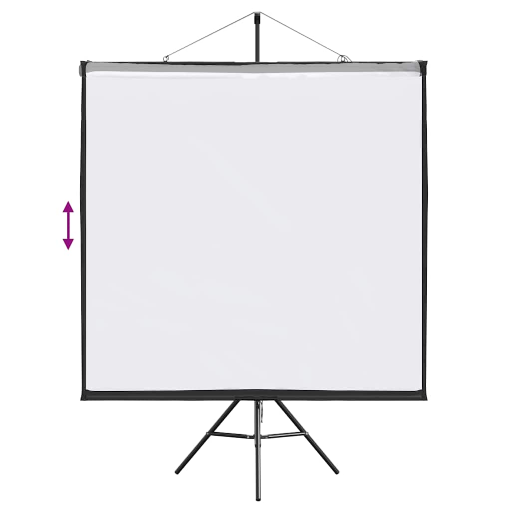 Beamer Leinwand mit Stativ 72 Zoll 1:1