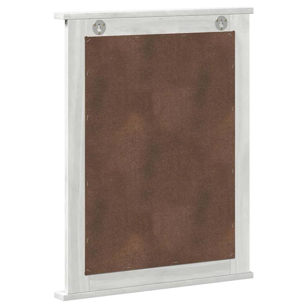 Spiegel VIGO Weiß 55,5 x 5 x 70 cm Massivholz Kiefer