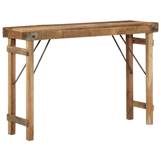 Konsolentisch Braun 110 x 35 x 76 cm Massivholz Altholz
