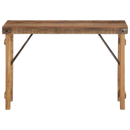 Konsolentisch Braun 110 x 35 x 76 cm Massivholz Altholz