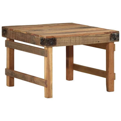 Couchtisch Braun 60 x 55 x 40 cm recyceltes Massivholz