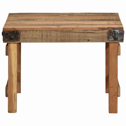 Couchtisch Braun 60 x 55 x 40 cm recyceltes Massivholz