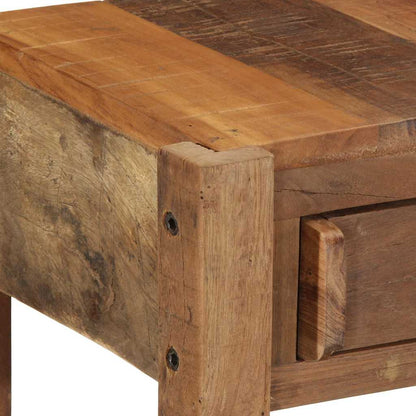 Konsolentisch Braun 107 x 33 x 76 cm Massivholz Altholz