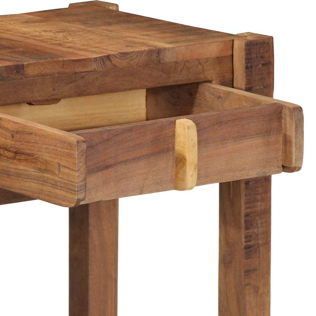 Konsolentisch Braun 107 x 33 x 76 cm Massivholz Altholz