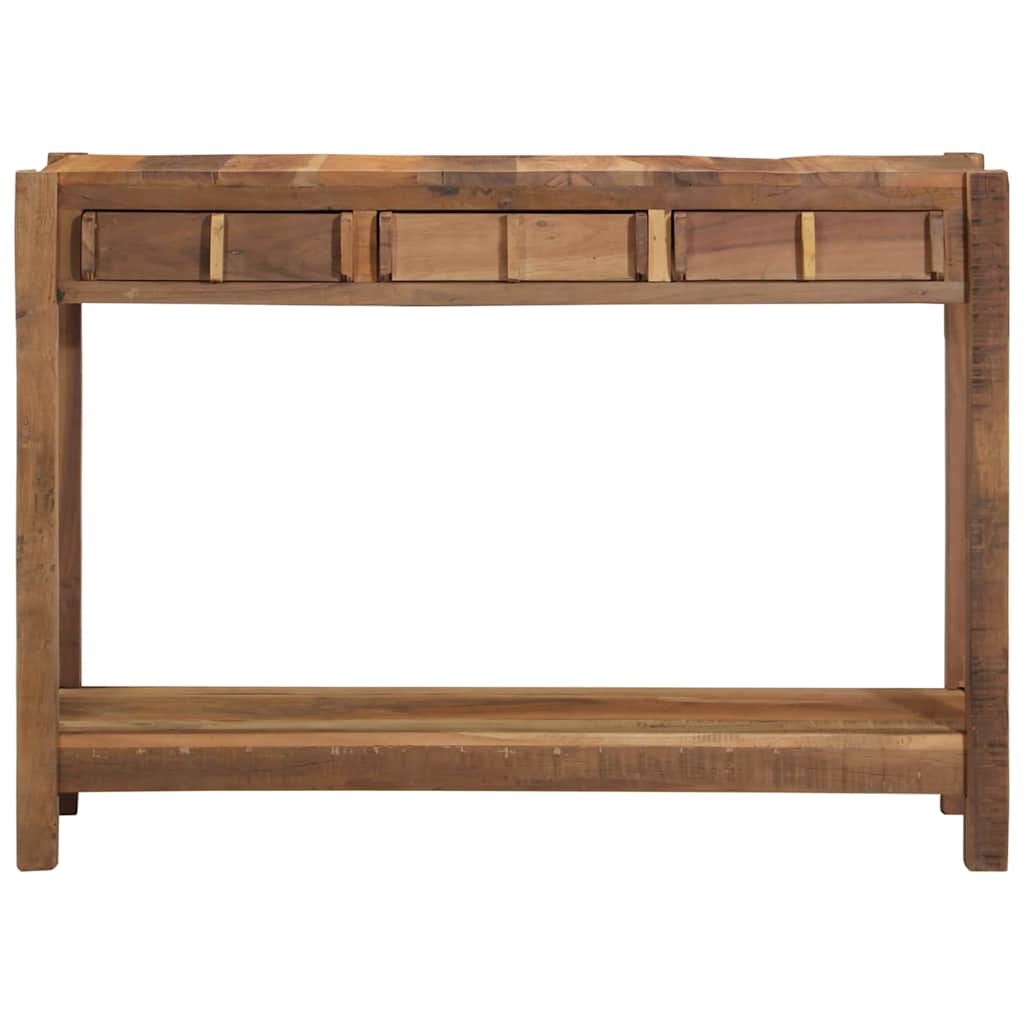 Konsolentisch Braun 107 x 33 x 76 cm Massivholz Altholz