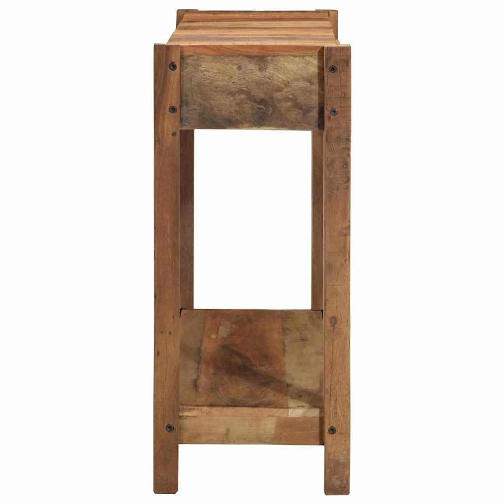 Konsolentisch Braun 107 x 33 x 76 cm Massivholz Altholz