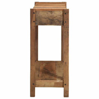 Konsolentisch Braun 107 x 33 x 76 cm Massivholz Altholz