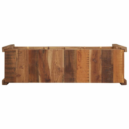 Konsolentisch Braun 107 x 33 x 76 cm Massivholz Altholz