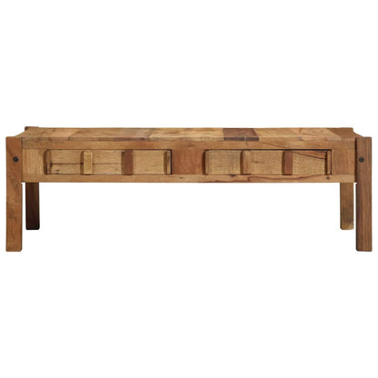 Couchtisch Braun 110 x 55 x 35 cm Massivholz Altholz