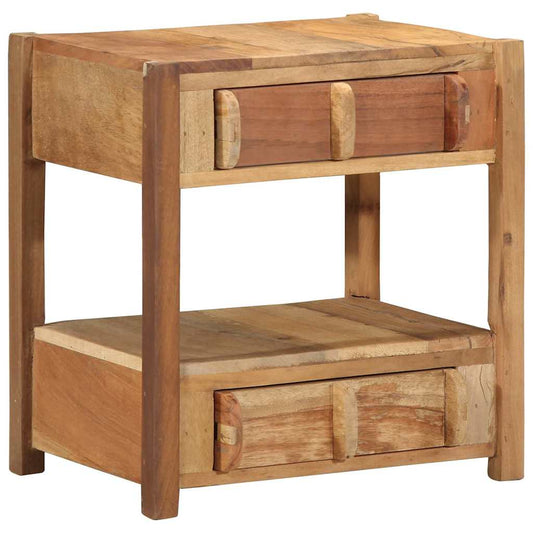 Beistelltisch Braun 43 x 32 x 46 cm Massivholz Altholz