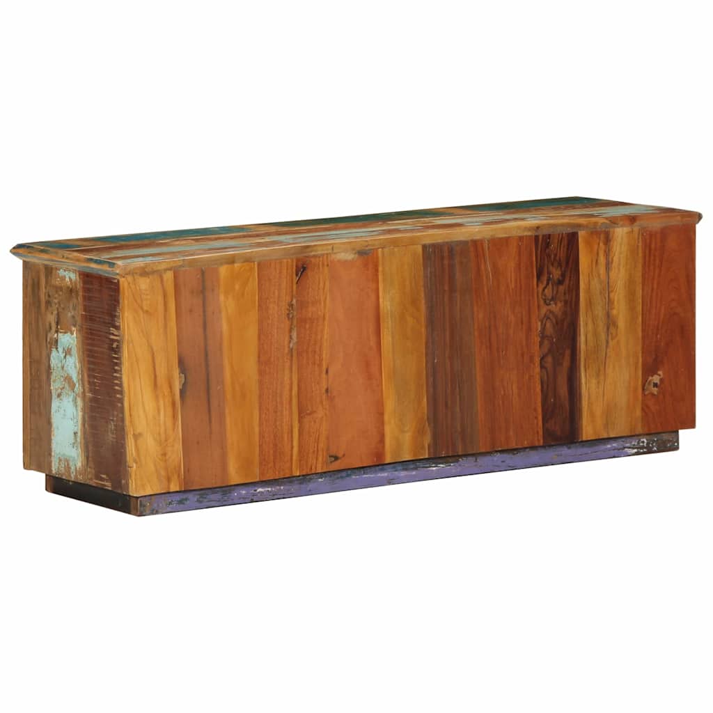 Schuhschrank Braun 110 x 35 x 40 cm Massivholz Altholz