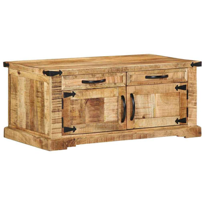 Couchtisch Braun 90 x 50 x 40 cm Massivholz Mango