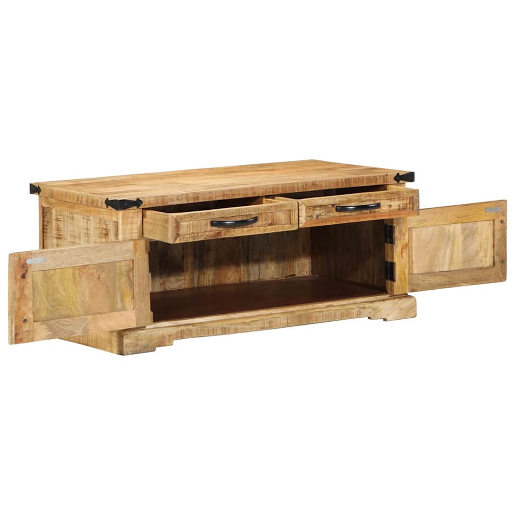 Couchtisch Braun 90 x 50 x 40 cm Massivholz Mango