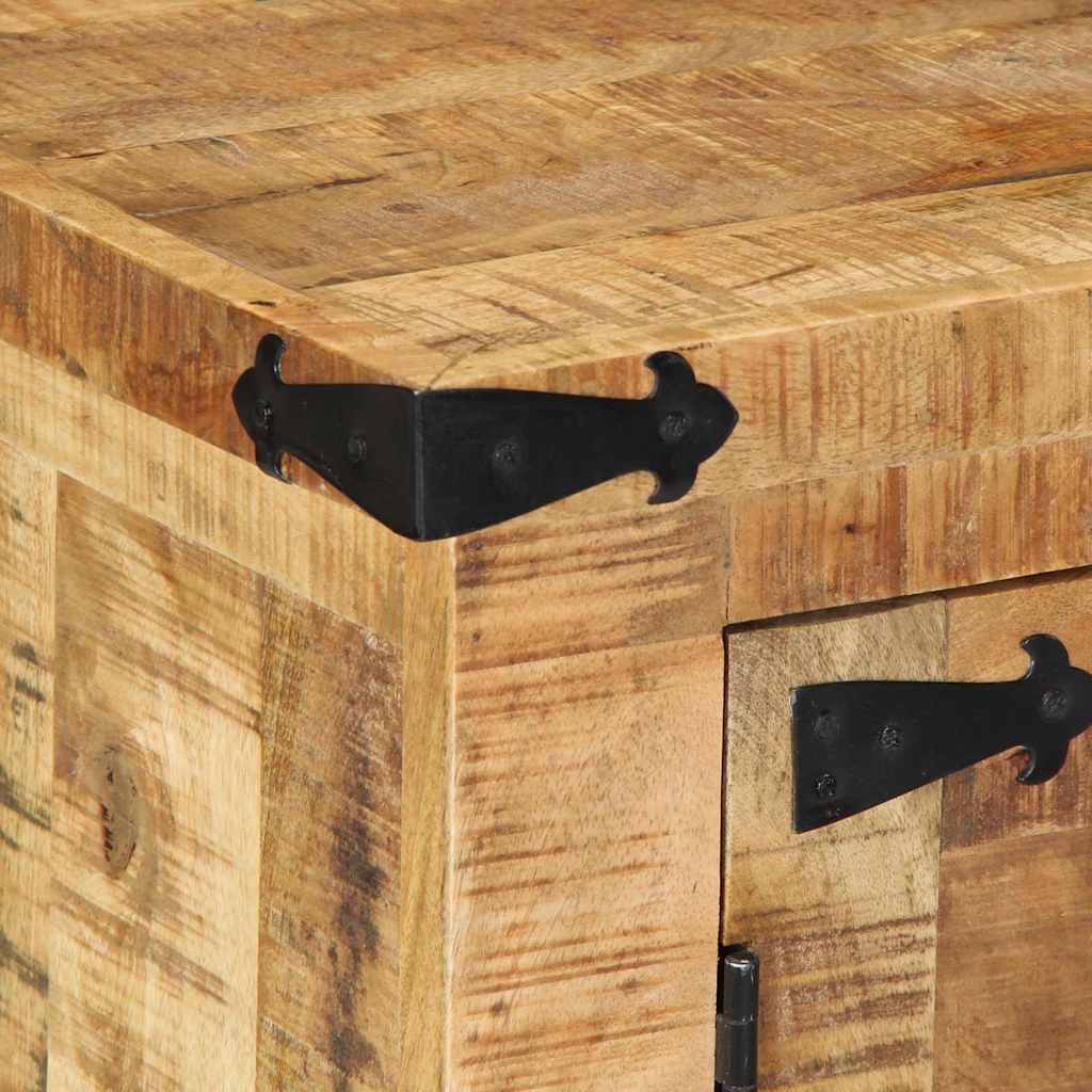 Sideboard Braun 55 x 35 x 70 cm Raues Mangoholz