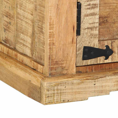 Sideboard Braun 55 x 35 x 70 cm Raues Mangoholz