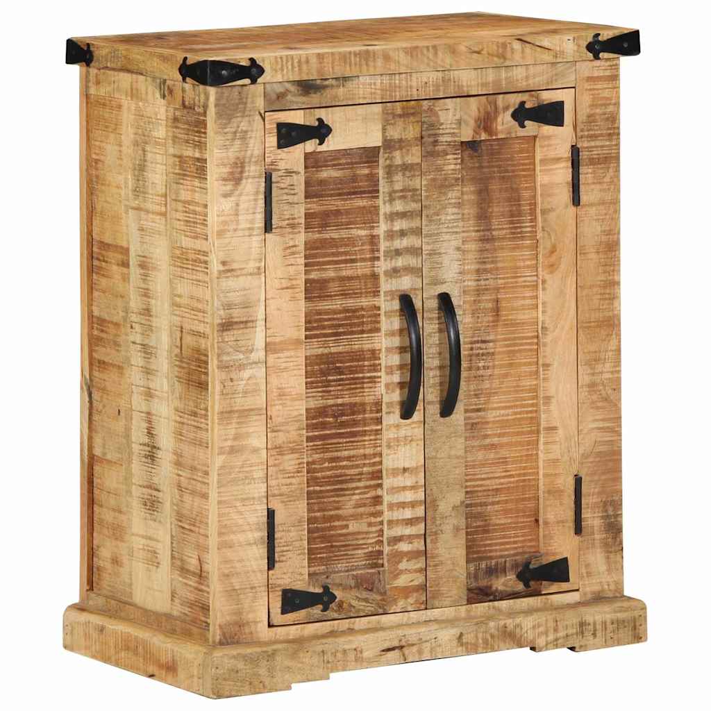 Sideboard Braun 55 x 35 x 70 cm Raues Mangoholz