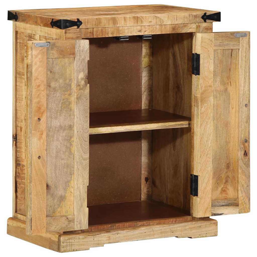 Sideboard Braun 55 x 35 x 70 cm Raues Mangoholz