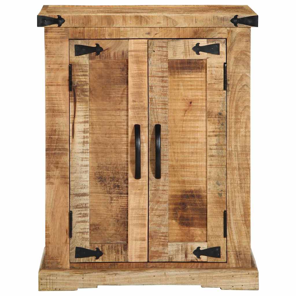 Sideboard Braun 55 x 35 x 70 cm Raues Mangoholz