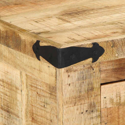 Bank Braun 110 x 35 x 50 cm Massives Mango-Holz