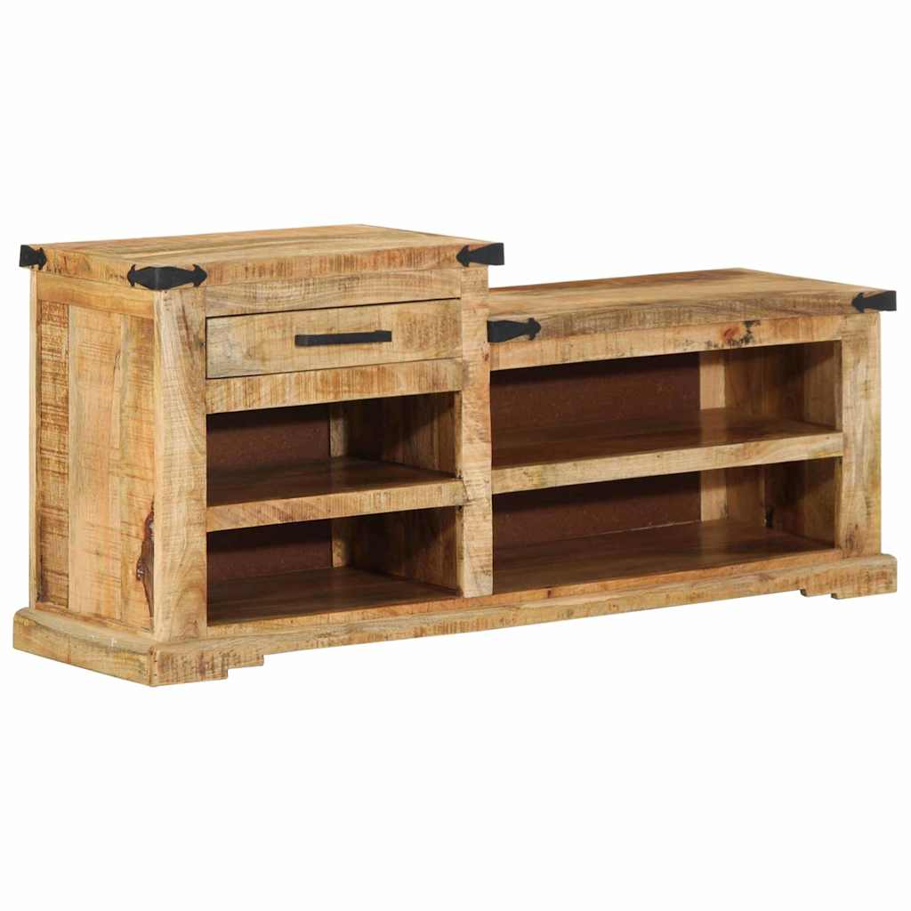 Bank Braun 110 x 35 x 50 cm Massives Mango-Holz