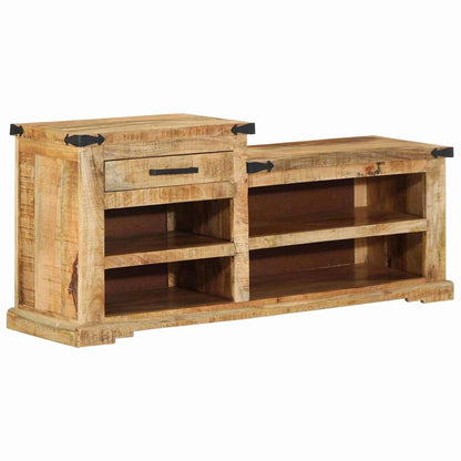 Bank Braun 110 x 35 x 50 cm Massives Mango-Holz