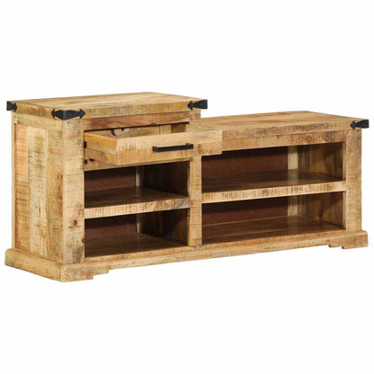 Bank Braun 110 x 35 x 50 cm Massives Mango-Holz
