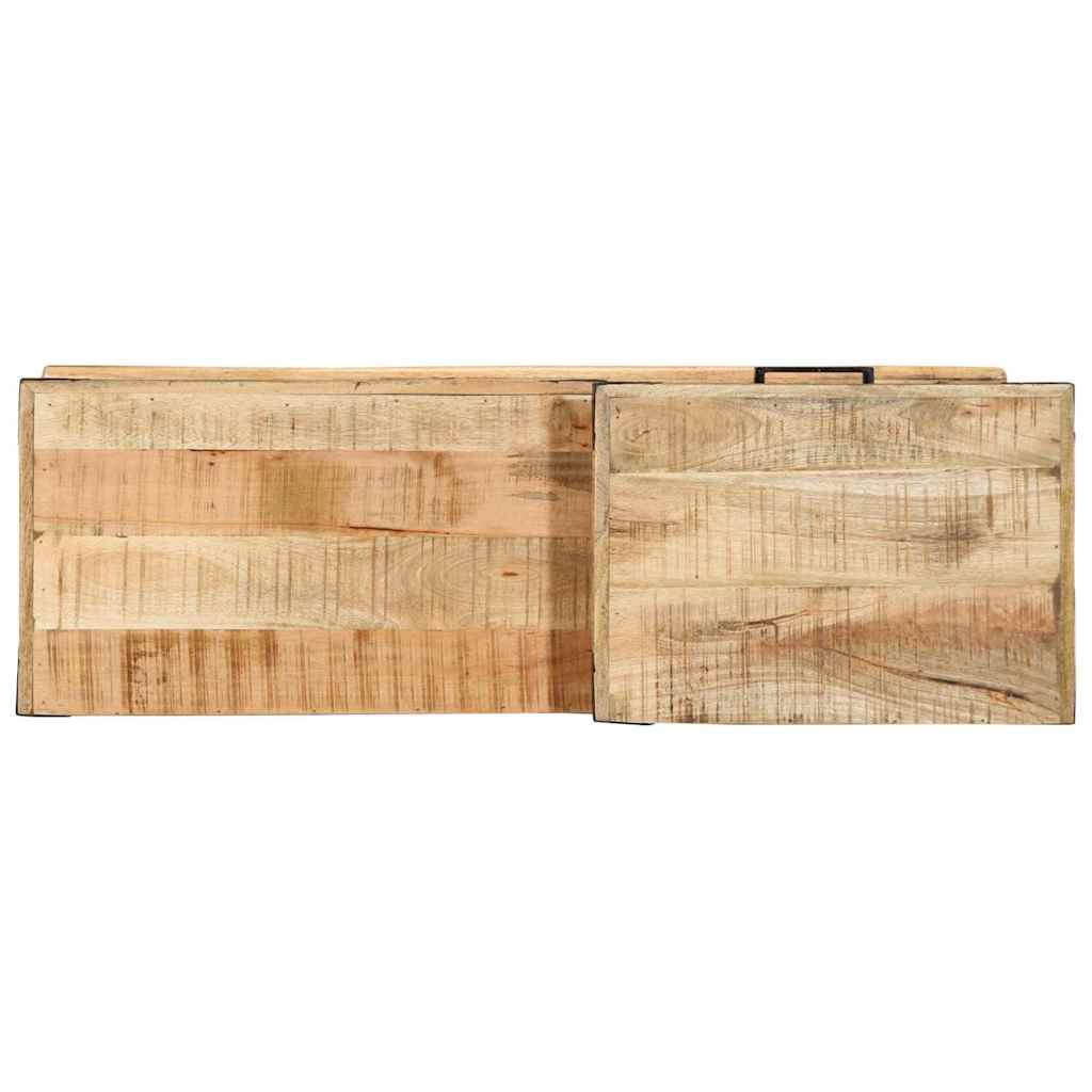 Bank Braun 110 x 35 x 50 cm Massives Mango-Holz