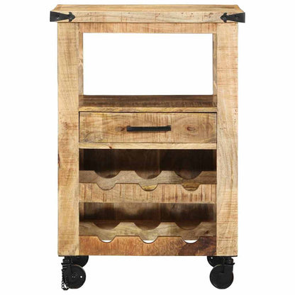 Küchentrolley Braun 55 x 40 x 80 cm Massives Mango-Holz