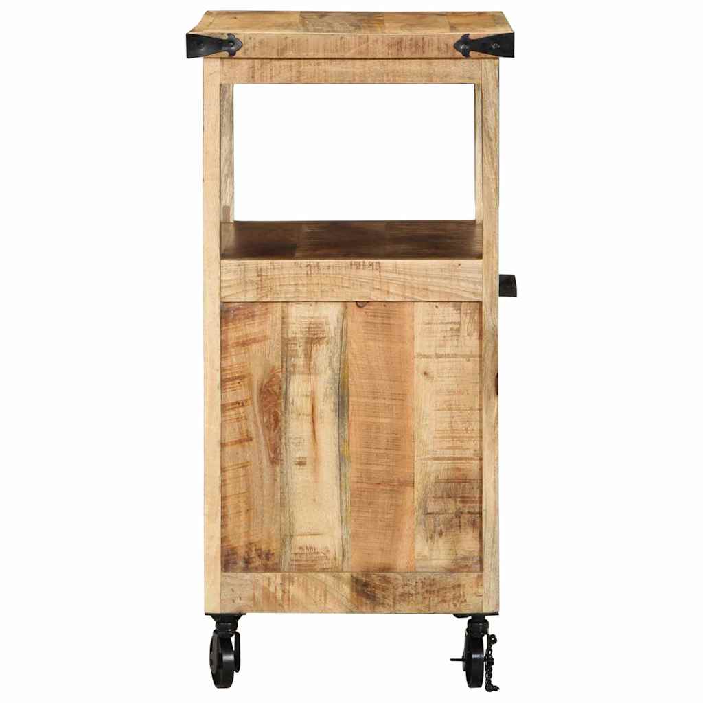 Küchentrolley Braun 55 x 40 x 80 cm Massives Mango-Holz