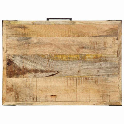 Küchentrolley Braun 55 x 40 x 80 cm Massives Mango-Holz