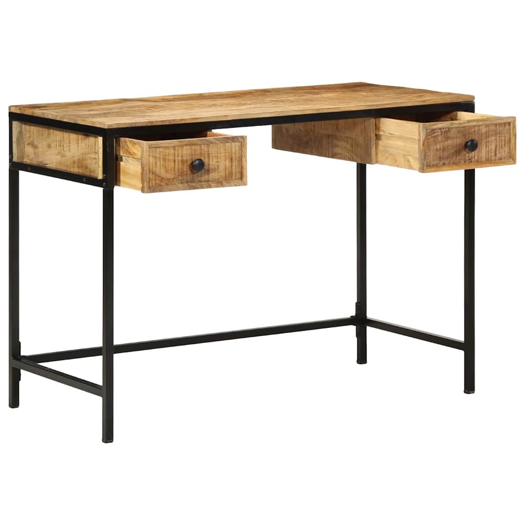 Schreibtisch Braun 105 x 50 x 75 cm Massivholz Mango