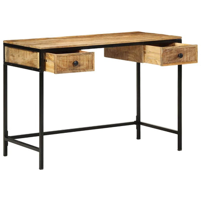 Schreibtisch Braun 105 x 50 x 75 cm Massivholz Mango