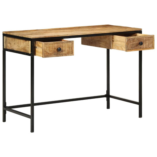 Schreibtisch Braun 105 x 50 x 75 cm Massivholz Mango