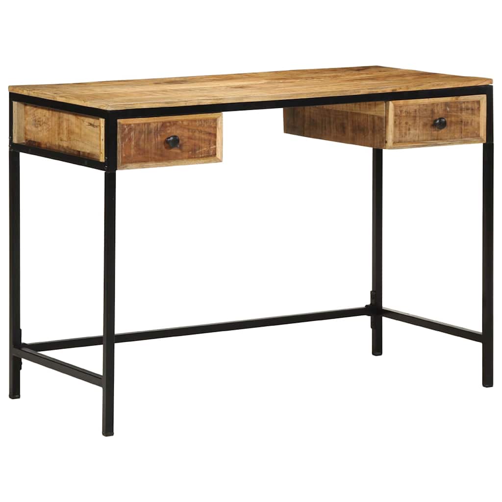 Schreibtisch Braun 105 x 50 x 75 cm Massivholz Mango