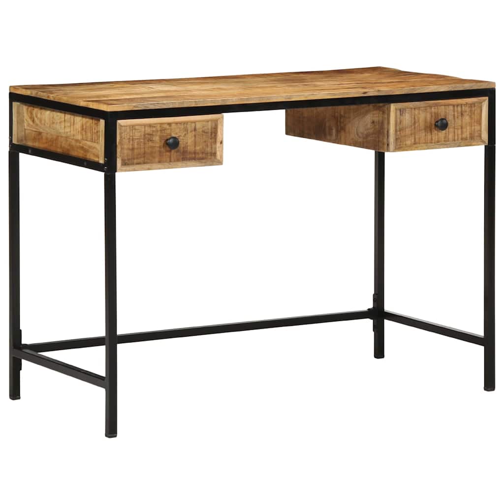 Schreibtisch Braun 105 x 50 x 75 cm Massivholz Mango