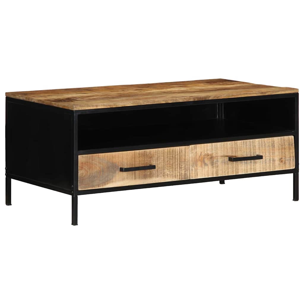 Couchtisch Braun 90 x 50 x 40 cm Massivholz Mango