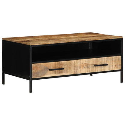Couchtisch Braun 90 x 50 x 40 cm Massivholz Mango