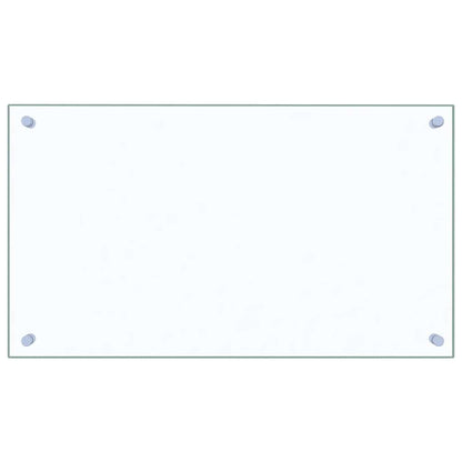Küchenrückwände 2 Stk. Transparent 70x40 cm Hartglas
