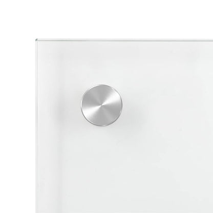 Küchenrückwände 2 Stk. Transparent 70x40 cm Hartglas