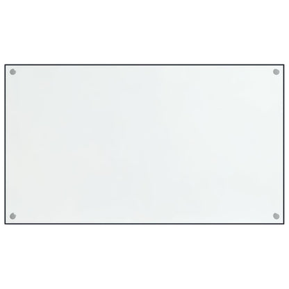 Küchenrückwände 2 Stk. Transparent 70x50 cm Hartglas