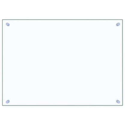 Küchenrückwände 2 Stk. Transparent 70x50 cm Hartglas