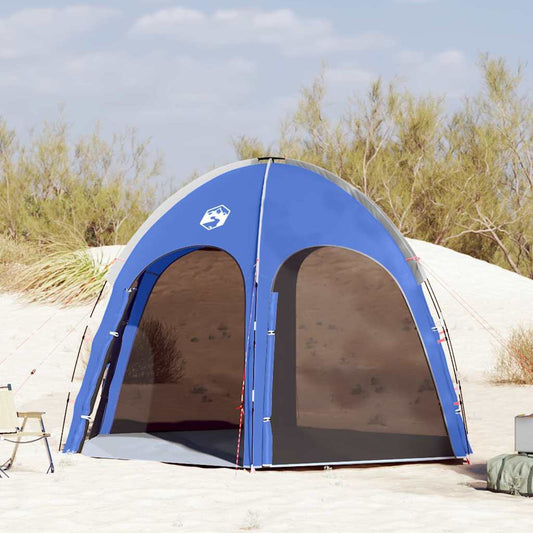 Poolzelt mit Dach Azurblau 366 x 305 x 231 cm Polyester