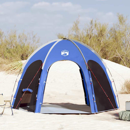 Poolzelt mit Dach Azurblau 366 x 305 x 231 cm Polyester