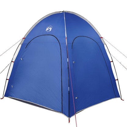 Poolzelt mit Dach Azurblau 366 x 305 x 231 cm Polyester
