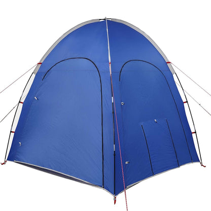 Poolzelt mit Dach Azurblau 366 x 305 x 231 cm Polyester