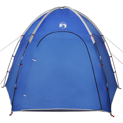 Poolzelt mit Dach Azurblau 366 x 305 x 231 cm Polyester