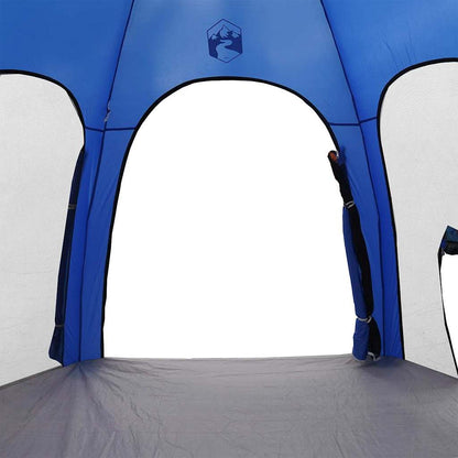 Poolzelt mit Dach Azurblau 366 x 305 x 231 cm Polyester